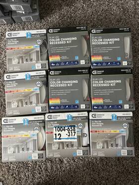 91460 Commercial Electric Ultra Slim Integrated Led 4 In Recessed Light 9 Pack