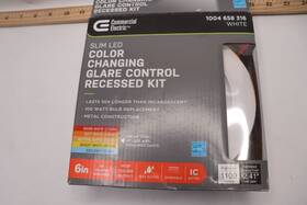 91461 Commercial Electric Ultra Slim Canless Led Recessed Light 6 Inch 9146 - Dirty