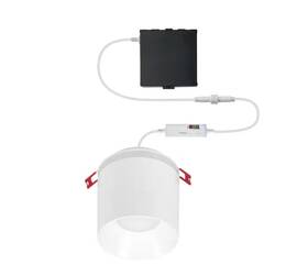 91794 Commercial Electric Cylinder Integrated Led 4 In Round Adjustable Color Temp Canless Recessed Light