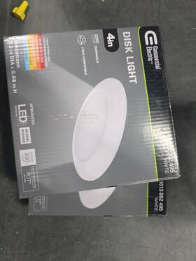 A01062301a Commercial Electric 4 Inch Led Disk Light Flush Mount 5cct Dimmable White 2 Pack