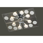 L403-tgl-199 Contemporary Glass Flushmount 8-light Ceiling Chandelier