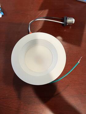 Cooper Lighting 445045256235 4-inch Recessed Led Retrofit Trim
