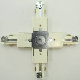 Cooper Lighting Lzr214p Lzr214 White Halo Lazer X-connector Four Track Joiner Feed
