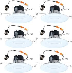 Cooper Lighting Solutions 711181417098 Halo Lt 5 Inch / 6 Led Recessed Light Trim Color Temperatures Dimmable