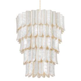 365-39-vgl Corbett Lighting 365-39 Cartagena 27 Light 40 Inch W Waterfall - Gold
