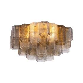 516-26-vgl Corbett Lighting 516-26 Helsinki 6 Light 26 Inch W Flush Mount - Gold