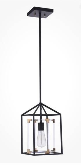 Style-13.5 Craftmade Lighting P985fbsb1 Aaron - 1 Light Pendant In Traditional