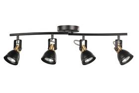 Cr62170bk Craftronos 4 Light Track Lighting Kit Matt Black Brass Finish Way Adjustable With Mod