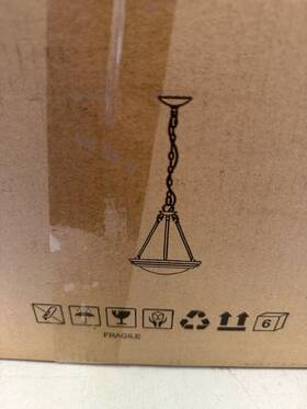 21634-000 Cresswell 17.75 Inch 2-lights Bronze Traditional Pendant With Led Bulb Included