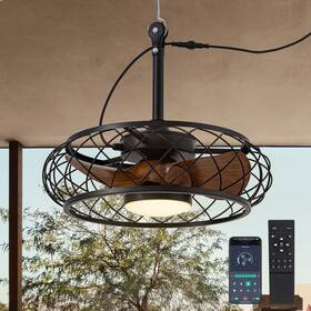 Fs6938-02 Crossio 20ftft Outdoor Ceiling Fans With Lights Gazebo Fan Wet Rated Remote&ap
