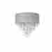 Crs-184fh-gry Dainolite 4 Light Glass Loop