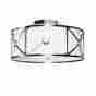 Cru-173sf-pc Dainolite 3 Light Steel Fabric Flush Mount Fixture Polished Chrome Finish 065214173087