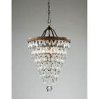 L405-gbp-203 Crystal 4-light Copper Cone Antique Shape Chandelier