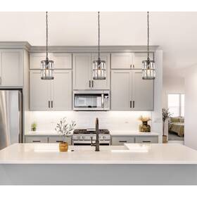 Crystal 739406504194 Aulia Modern Glam Black 1-light Pendant Glass Island Light