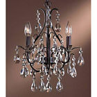 Bc1419 Crystal Antique Copper Three-light Chandelier