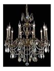 9510d28ab-gs Crystal Chandelier Bronze Id Antique 966378 10 Lights