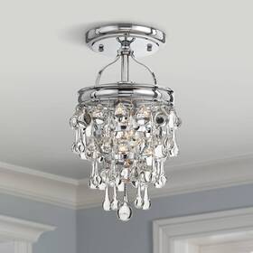 Crystorama 131-ch Ceiling Calypso 7 1/2 Inch Wide Chrome Ceiling Light