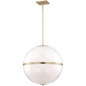 2030-ag Crystorama Truax 4 Light 30 Inch Aged Brass Pendant Ceiling