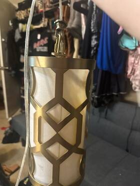 2260-ag Crystorama Jennings 1-light Aged Brass Pendant By Libby Langdon