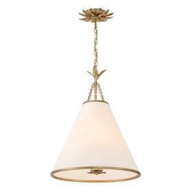 564-ga Crystorama Antique Gold Pendant From The Broche Collection
