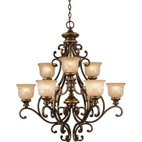 7409-bu Crystorama Norwalk 9 Light 34 Inch Bronze Umber Chandelier Ceiling