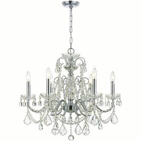3226-ch-cl-i Crystorama Lighting - Six Light Chandelier Imperial 6