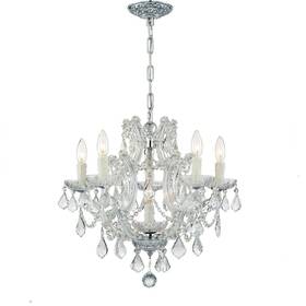 4405-ch-cl-i Crystorama Lighting - Six Light Mini Chandelier Maria