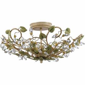 4840-ct Crystorama Lighting - Five Light Ceiling Mount Josie Floral 3