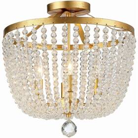 604-ga Crystorama Lighting Ceiling - Four Light Mount Rylee 4