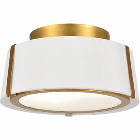 Ful-903-ga Crystorama Lighting - Two Light Ceiling Mount Fulton