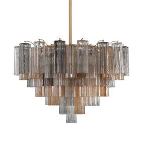 Crystorama Lighting Group Add-316-ag-au Add-316-au Addis 16 Light 32 Inch W - Brass