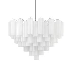 Add-316-ch-wh Crystorama Lighting Group Add-316-wh Addis 16 Light 32 Inch W - Chrome