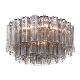Add-321-ch-sm Crystorama Lighting Group Add-321-sm Addis 7 Light 23 Inch W Flush - Chrome