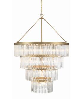 Emo-5409-mg Crystorama Lighting Group Emo-5409 Emory 22 Light 40 Inch W Crystal - Gold