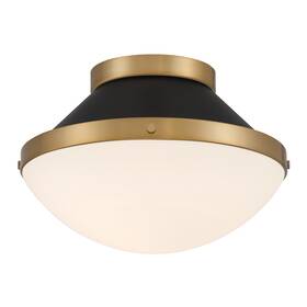 Xan-8001-vg-mk Crystorama Lighting Group Xan-8001 Xander 12 Inch W Flush Mount Bowl - Vibrant Gold /