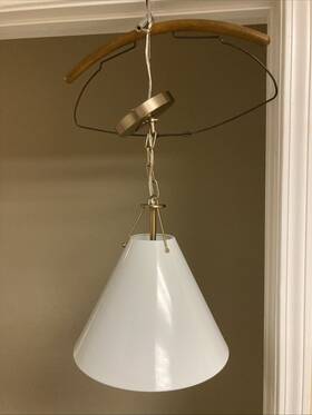 Xav-b8301-vg Crystorama Lighting Group Xav-b8301 Xavier 12 Inch W Pendant - Gold And White Metal