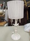 Ctlash010 Tadpoles Chandelier Shaded Table Lamp White 812209020037