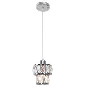 D6014s-1 Cunfash 1-light 5.5 Crystal Pendant Light Modern Mini Lights For Kitc