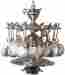 Cv820 Eurolux Home Custom Made Tea Service Chandelier Artisan Teacups Silver Servic 619219420778