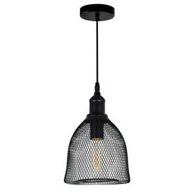 9638p7-1-101 Cwi Lighting Drea 1 Light Down Mini Pendant With Black Finish