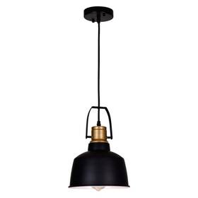 9845p9-101 Cwi Lighting Indoor Pendant Adjustable Hanging Length Light With Black Finish