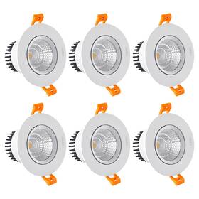 Cxwv 727572070377 3 Inch Led Recessed Downlight 5w Cob Ceiling Light With Driver 3000k/4000k/