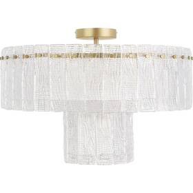 11630 Cyan Design Othello Semi-flush Mount Aged Brass