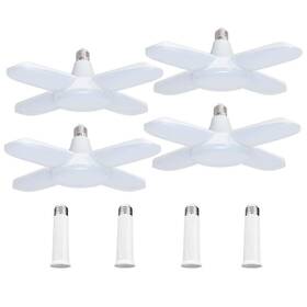 Cynlink 755641633222 4 Pack Led Garage Lights 6000 Lumens Celling Light 60w E26 Shop Li