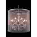 1131d31mb-rc D-31.5 Elegant Lighting Brooklyn Pendent Lamp H-28 Lt-12 Mocha Brown Royal Cut Crystals 848145005098