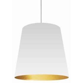 Od-l-692 Dainolite Lighting Oversized Drum Pendant White/polished Chrome