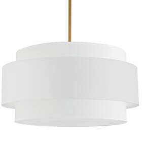 Pya-304c-agb-wh Dainolite Pya-304c Priya 4 Light 30 Inch W Pendant - White