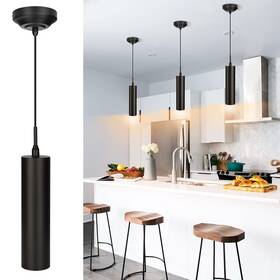 D09d Dakason Black Pendant Light Led Modern Fixture For Kitchen Island Industri
