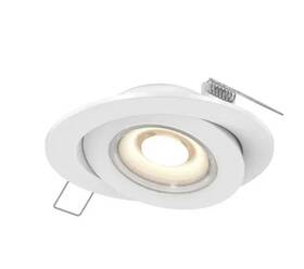 Fgm4-3k-wh Dals Lighting 4 Inch Led Recessed Gimbal Downlight 9w 3000k White