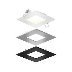 Spn4sq-cc-3t Dals 4 Inch Square Led Recessed Panel Light With Multi Trim